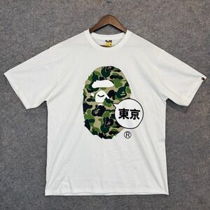 BAPE A Bathing Tokyo T Shirt Mens 2XL Big Ape Head City Tee Graphic Camo Kanji